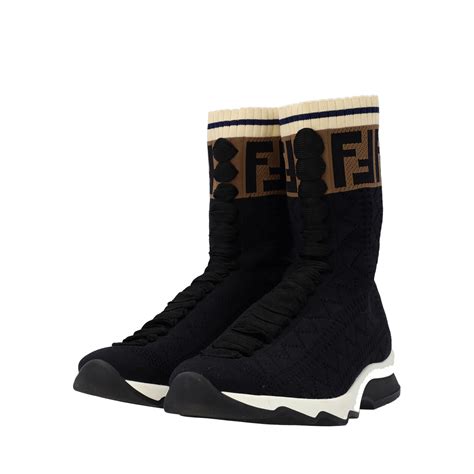 fendi fabric sock sneakers.